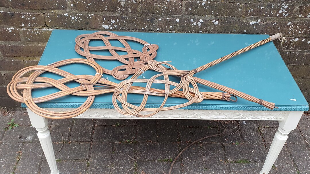 3 Vintage Victorian Wicker Carpet Rug Beaters. Etsy