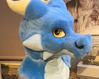 3D printed toony dragon head