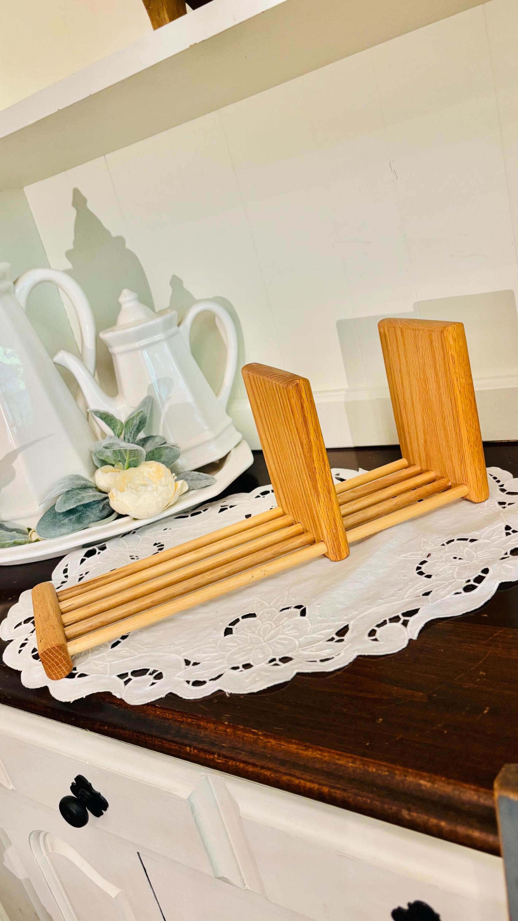 Vintage Sliding Book Rack - Etsy