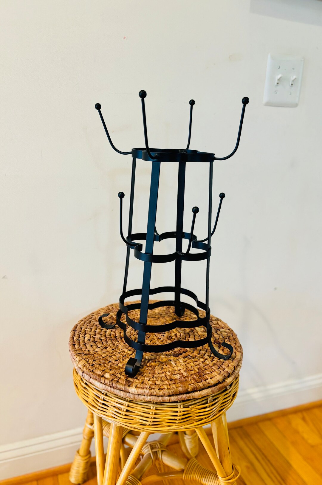 Metal Iron Coffee Mug Tree Cup Rack Kitchen Decor Organization - Etsy