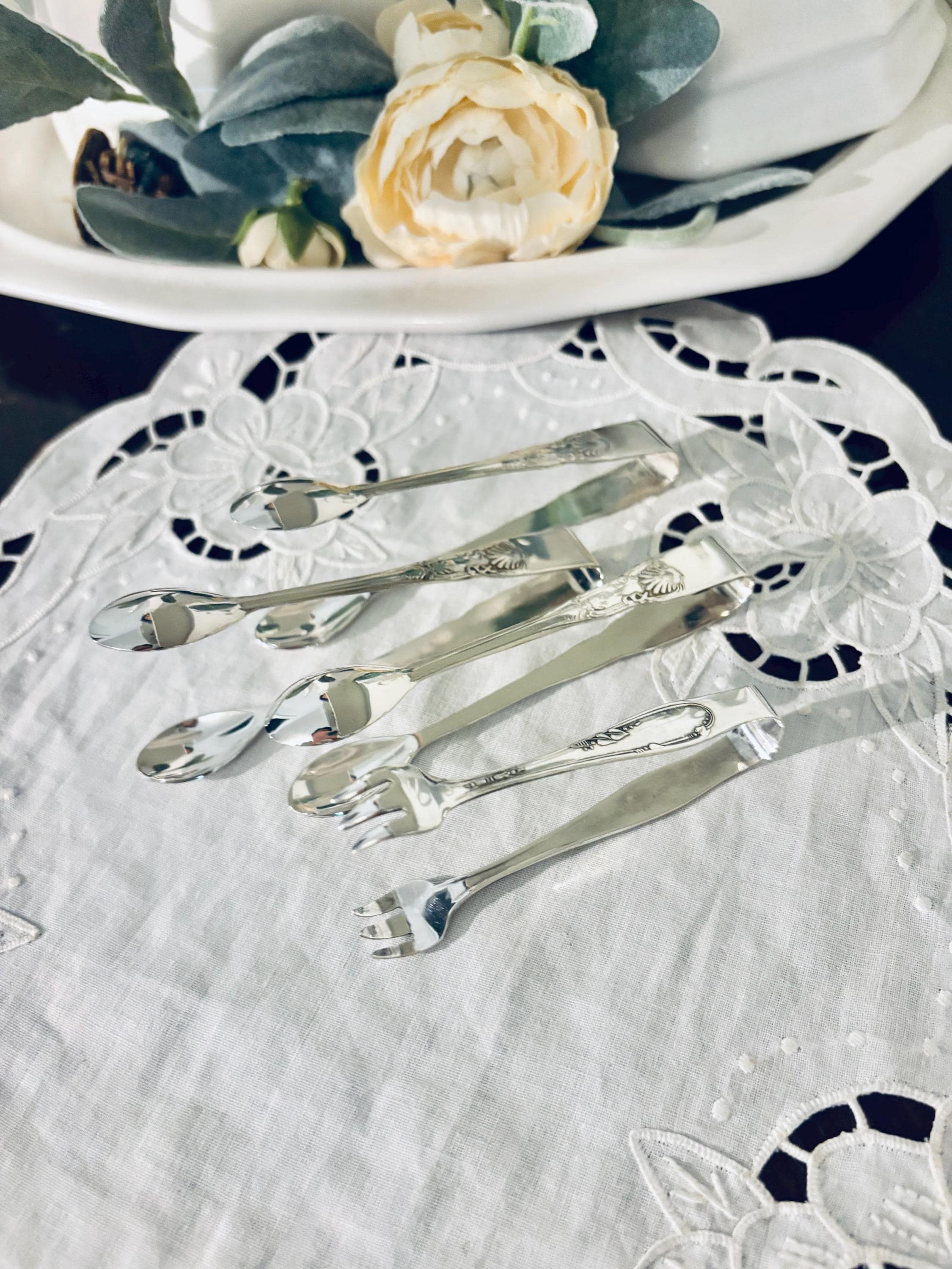 Silver Sugar Tongs - Etsy
