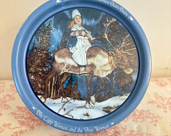 FREE SHIPPING Kjeldsens Vintage 1981 Tins Artist Michael Hague Hans Christian Anderson Fairy Tales