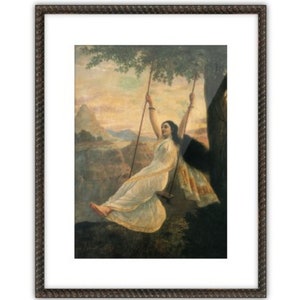 Mohini de Raja Ravi Varma | Téléchargement numérique | 300 PPP haute résolution Art | Disponible en plusieurs tailles | Chef-d&#39;oeuvre indien classique |