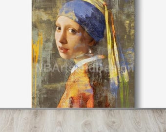 The Girl With Pearl Earring by Picasso (failunfailunmefailun) - Etsy
