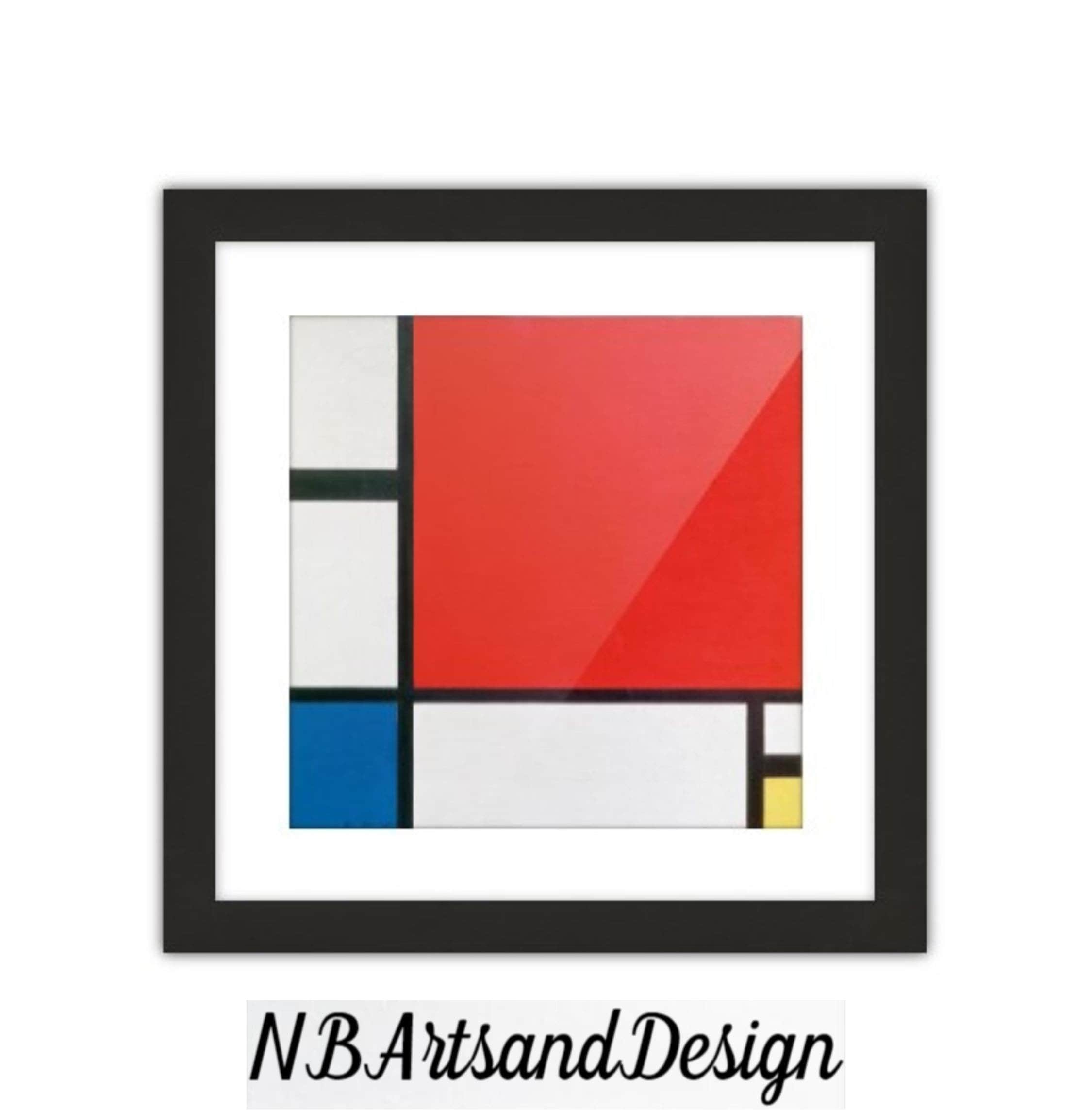 その他 Piet Mondrian 1000% Red, Blue, and Yellow by Piet Mondrian | Digital Download | 300