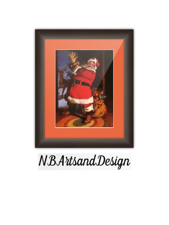 Santa Claus by Haddon Sundblom | Digital Download | 300 PPI High Resolution Art | Multiple Sizes | Classic Christmas Icon |