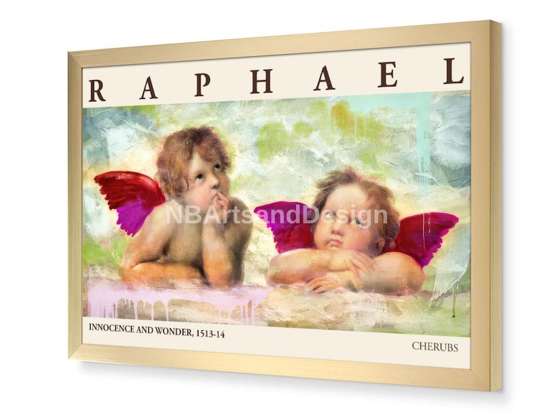 Cherubs From the Sistine Madonna by Raphael | Framed Giclée Print | 300 ...