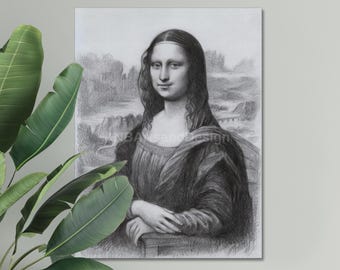 Mona Lisa by Leonardo Da Vinci | Stretched Canvas | 300 PPI High
