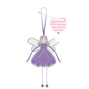 Good Friends Are Like Stars... Glittercitaat Fairy Keepsake Gift