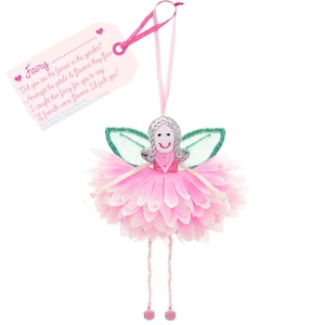 Flower Fairy Pink « Fairy ................. (personnalisez avec votre nom) »