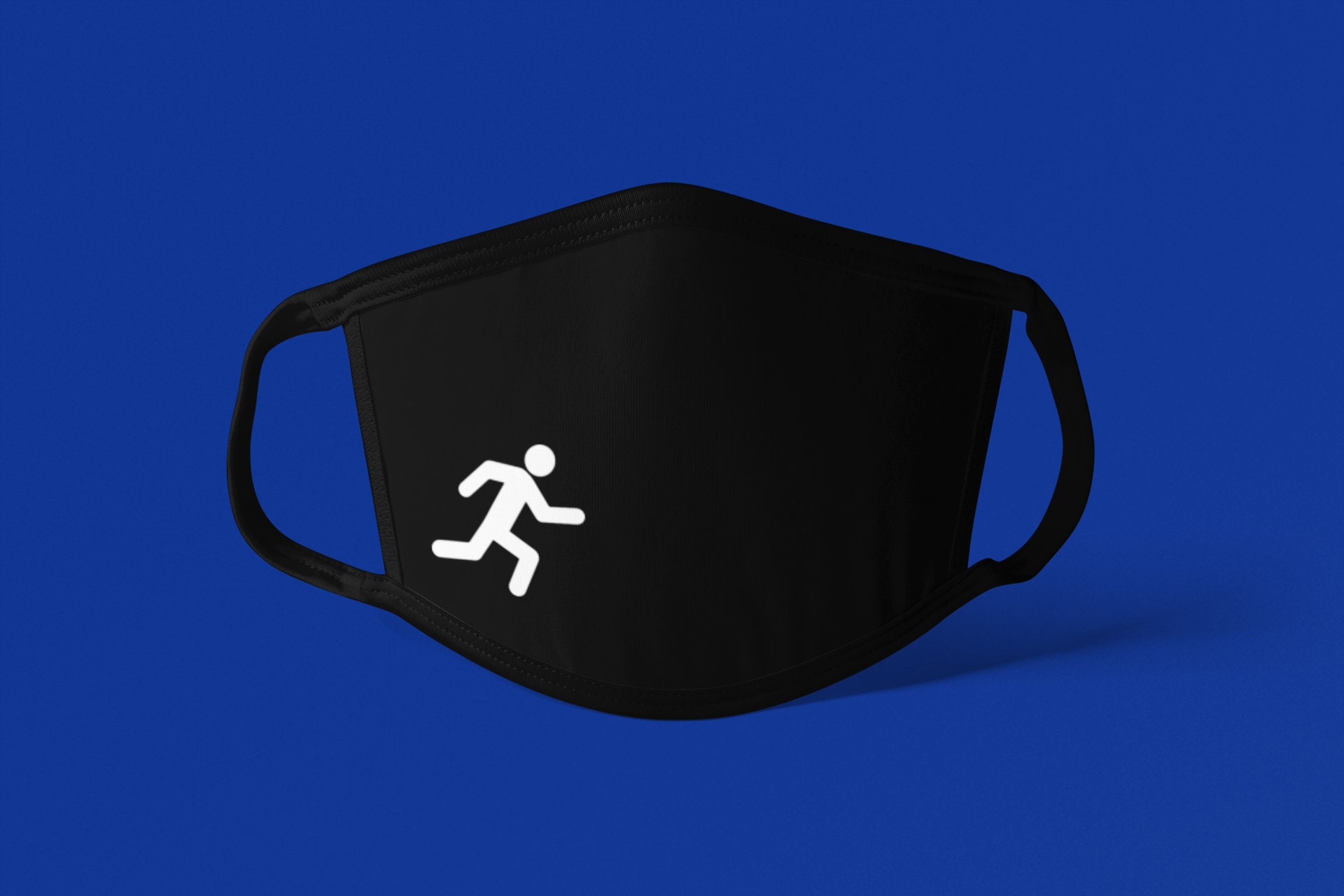 Running Face Mask Black Face Mask Adjustable Washable Gift Etsy
