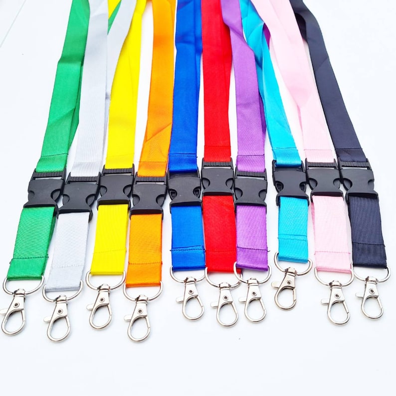 10 Extrawide Lanyards With Detatchable Clip Choose Any Etsy