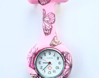 sterling silver nurses fob watch