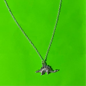 18” Dinosaur Stegosaurus Charm Necklace