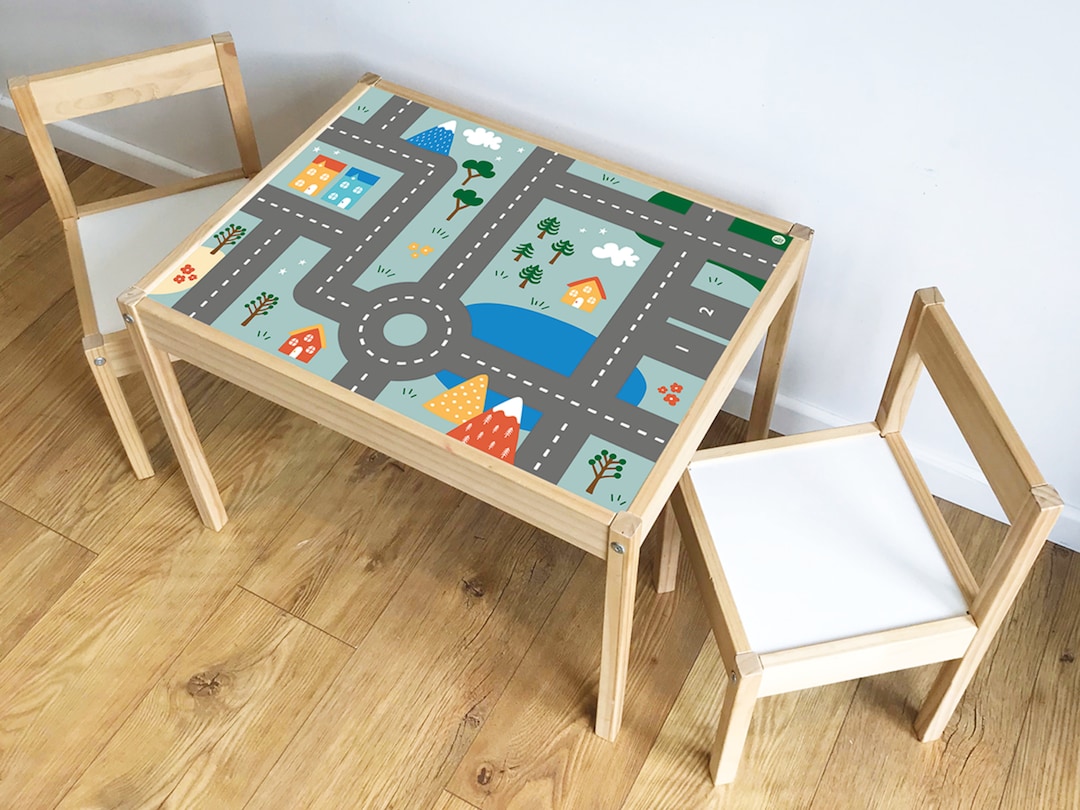 Road STICKER for Ikea LATT Table sticker Only Stickers Decals