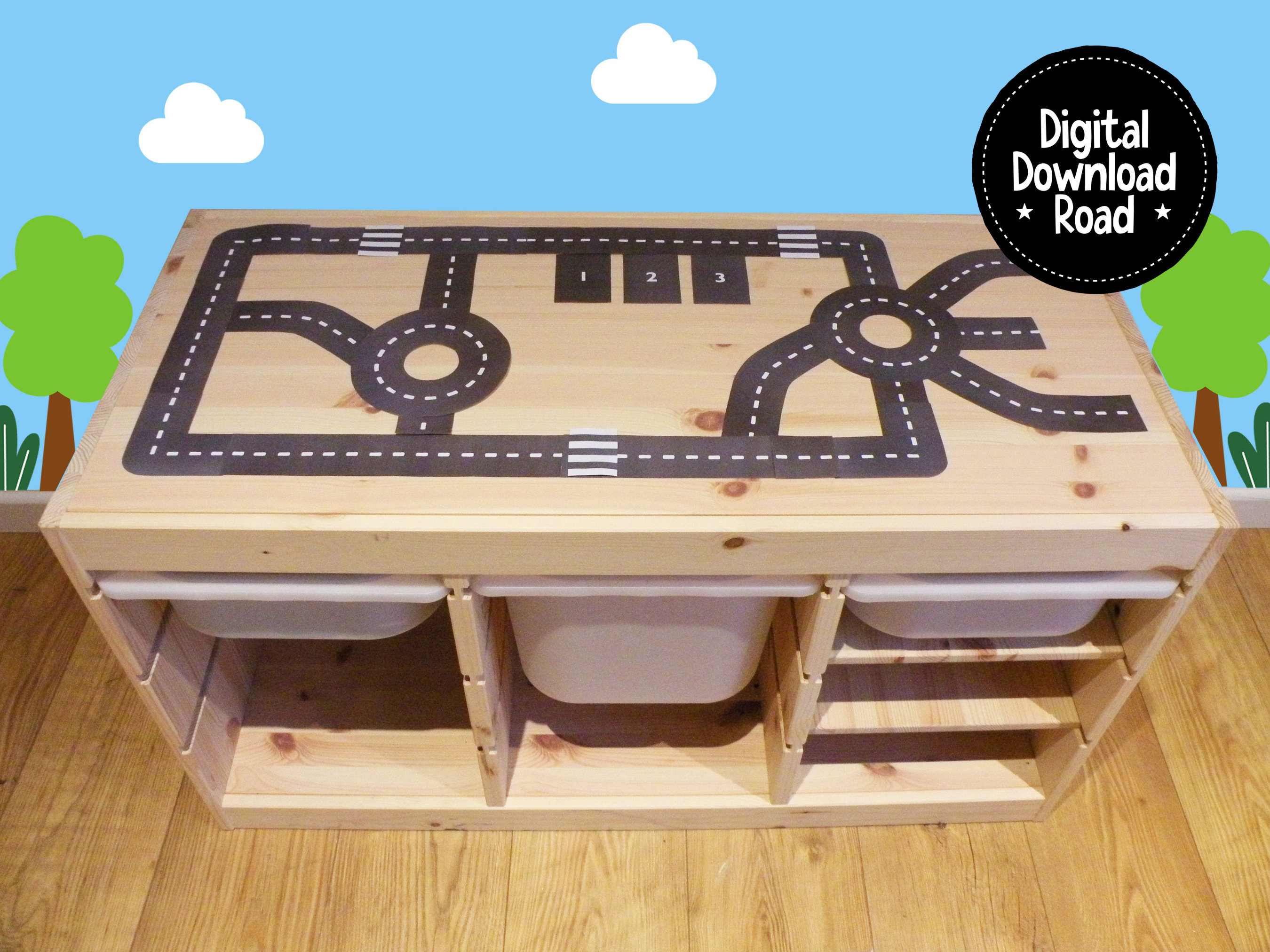 Road DIGITAL DOWNLOAD Roads Toy Cars Instant Download Car - Etsy