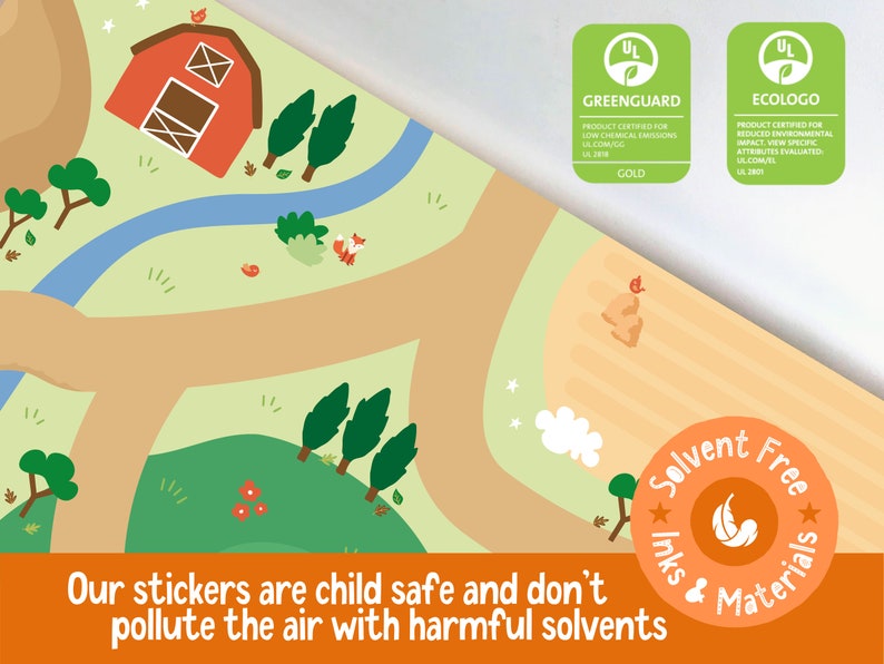 Farm STICKER for Ikea KALLAX Unit Stickers Decals Etsy