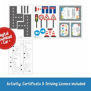 Road DIGITAL DOWNLOAD, Roads, Toy Cars, Instant Download, Car Download, Tuff Tray, Tuff Tray ...