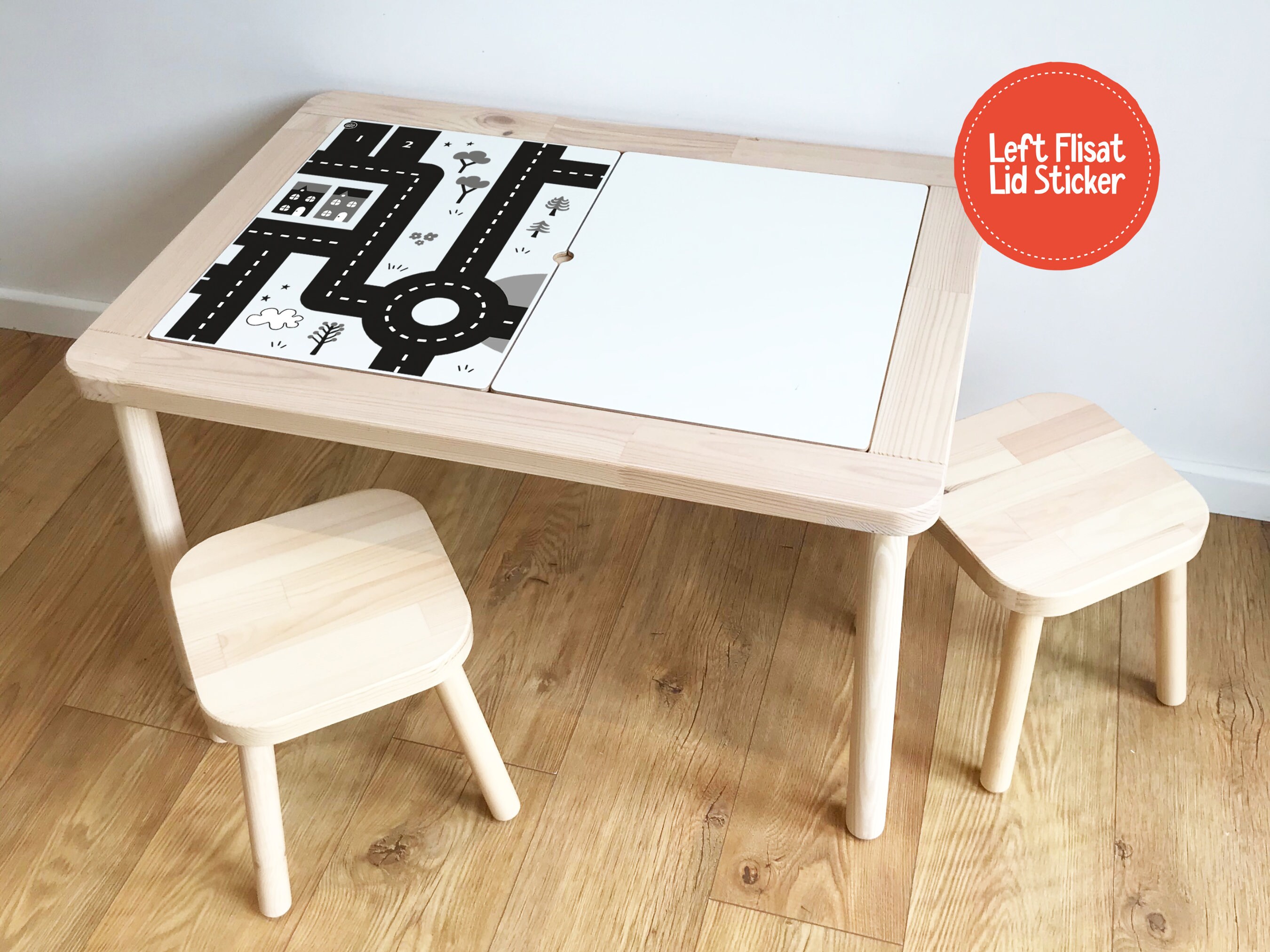 Adesivo stradale per Ikea FLISAT Tavolo solo adesivo | Etsy Italia