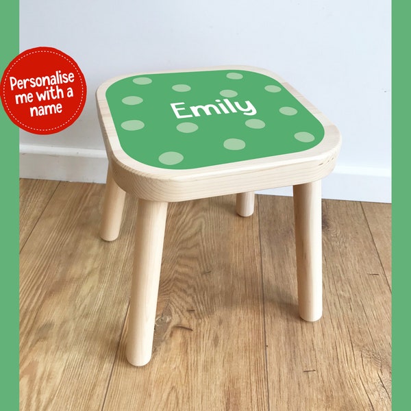 Personalised Ikea FLISAT Stool STICKER (Sticker only) - Ikea Flisat Decal, Flisat Sticker, Flisat Stool Sticker, Childrens Furniture