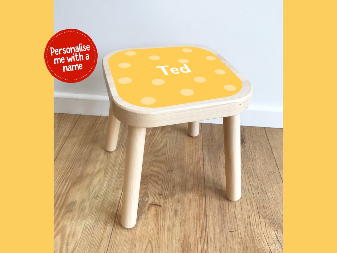 Personalised Ikea FLISAT Stool STICKER sticker Only Ikea Flisat Decal