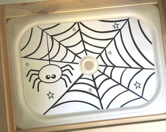 Halloween Spider Sticker (Sticker only) - Stickers, Sticker, Playroom, Halloween Activity, Halloween Craft, Halloween Sensory, Trofast