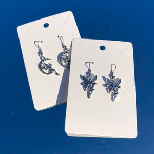 Silver Fairy Earrings | Fairycore Earrings | Cottagecore