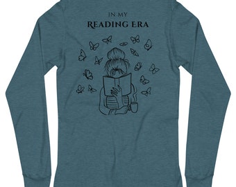 In My Reading Era Unisex Long Sleeve Tee | Book Lover Shirt, Reader Shirt