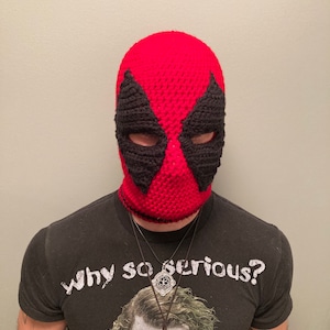 Crochet Hero inspired Balaclava