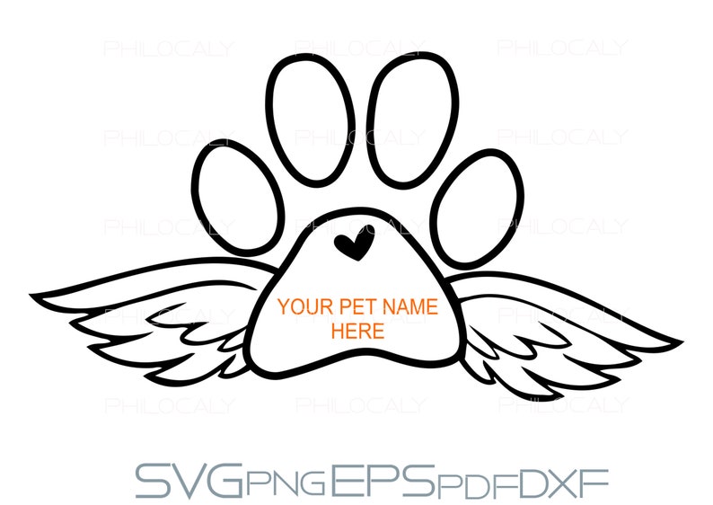 Free Free Paw Print Monogram Svg 319 SVG PNG EPS DXF File