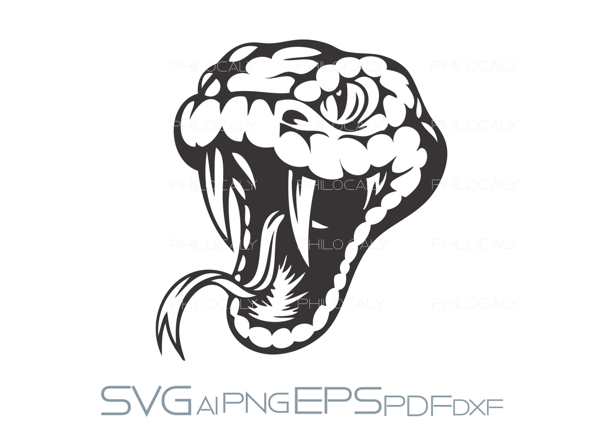 Snake Head SVG