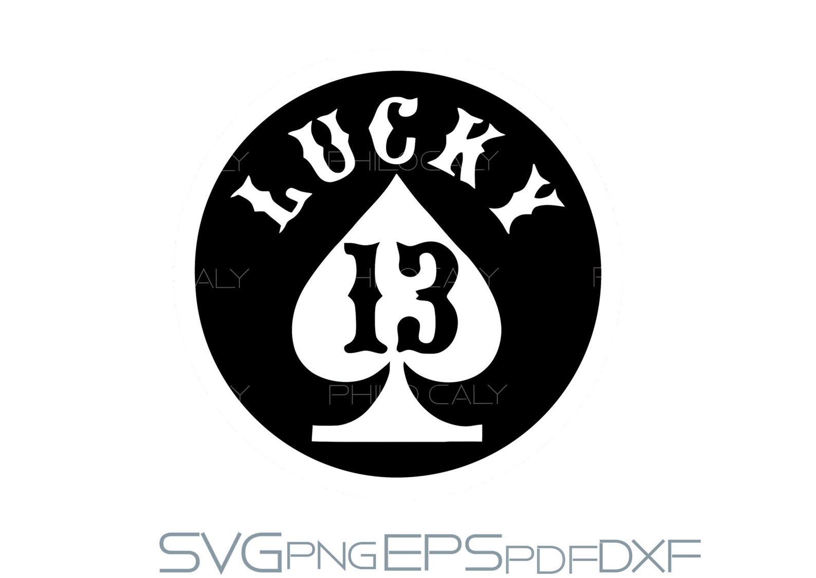 Lucky 13 Svg Png Luck Svg Lucky 13 Vector Svg File for | Etsy