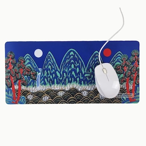 Tapis de souris coréen Ilwolobongdo, tapis de bureau soleil lune royal cinq pics, tapis de souris de jeu artistique de la dynastie Joseon, décoration coréenne, cadeaux Chuseok