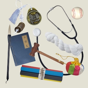 Set Doljabi para fiesta de primer cumpleaños coreana, Doljanchi, kit de decoración tradicional coreana para fiestas Dol Dohl