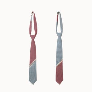 Taegeuk Korean Symbol Inspired PET Recycled Neck Tie, Modern Hanbok Accessory, Korean Fusion Aesthetics, New Year and Chuseok Gifts