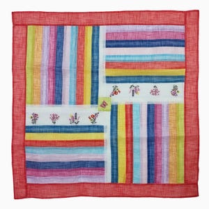Jogakbo Traditioneel Koreaans tafelkleed met kleurblokken, veelzijdig patchwork tapijt Koreaanse doek, housewarming, nieuwjaar en Chuseok-cadeaus