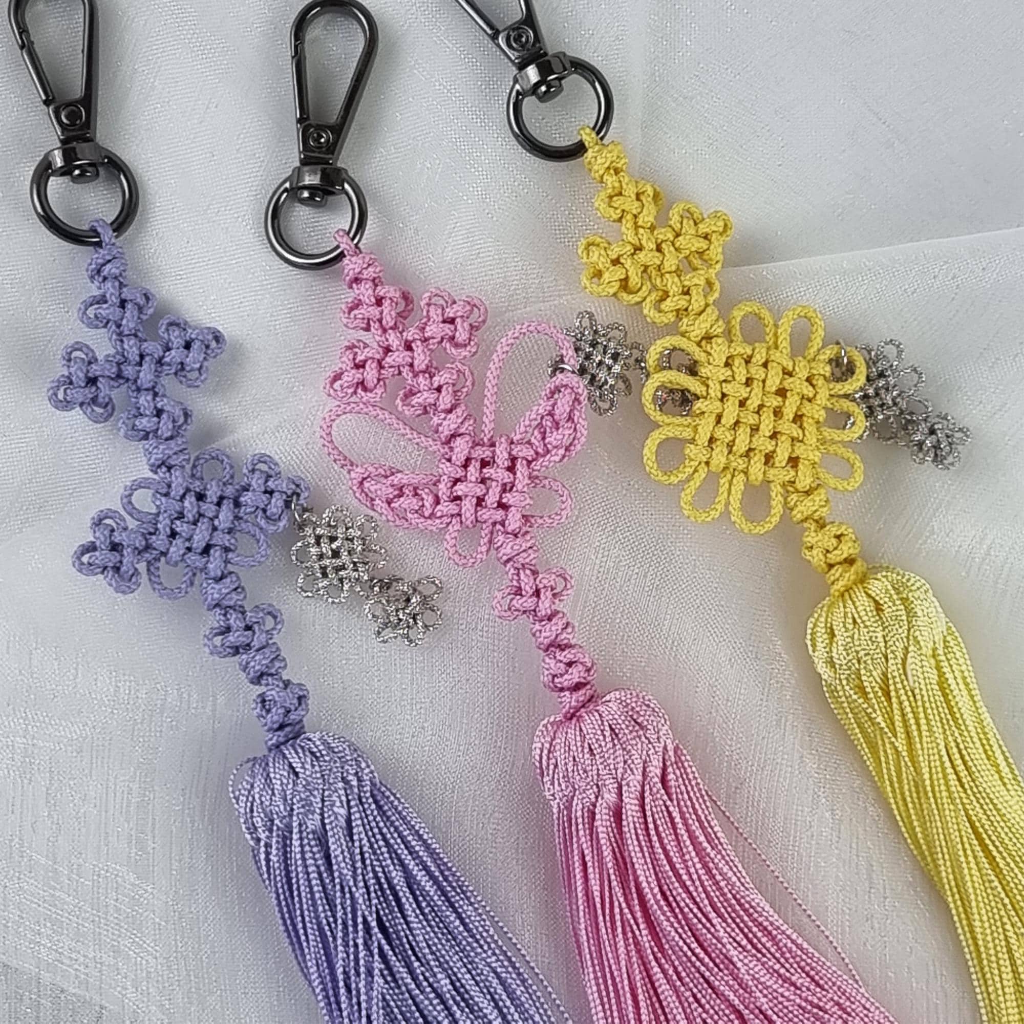 K-pop Inspired Korean Norigae Keyring, Maedeup With Butterfly