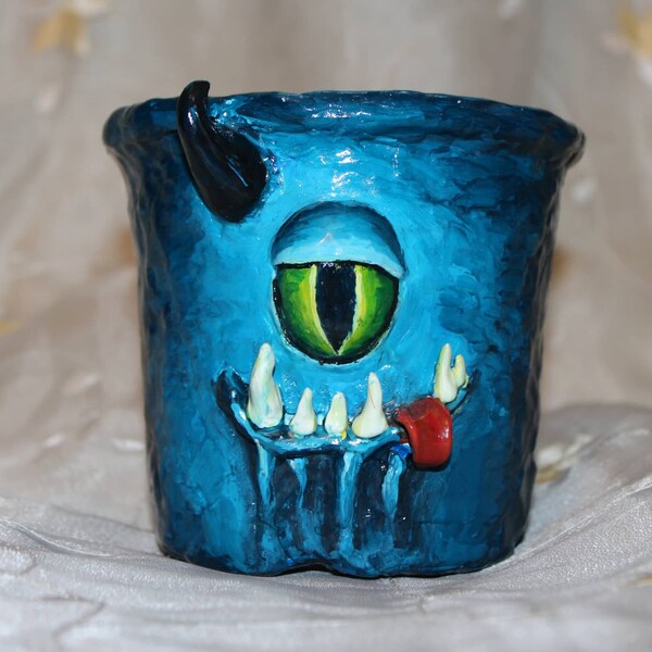 Monster Plant Pot Etsy