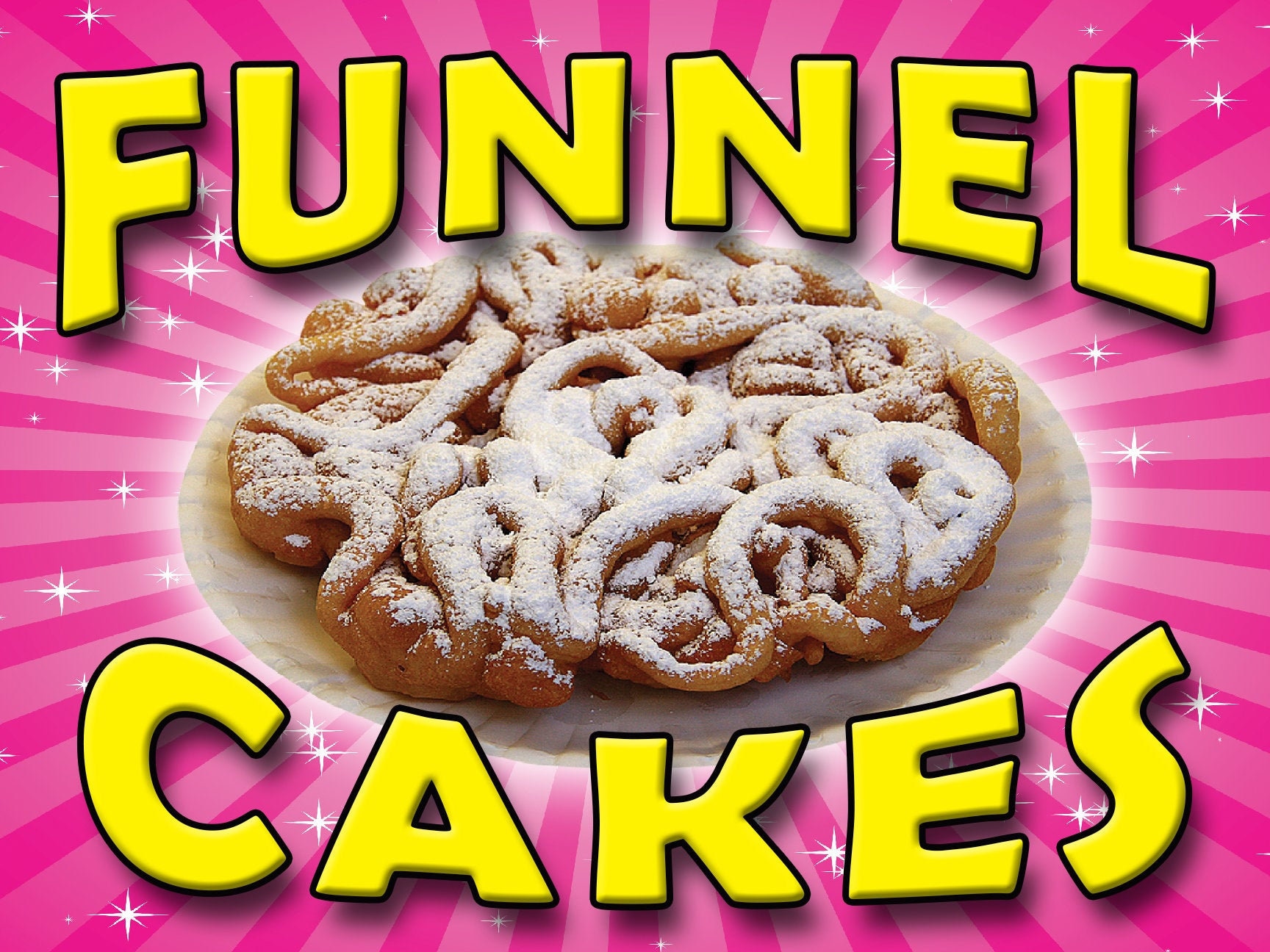 Funnel Cake Food Sign Etsy