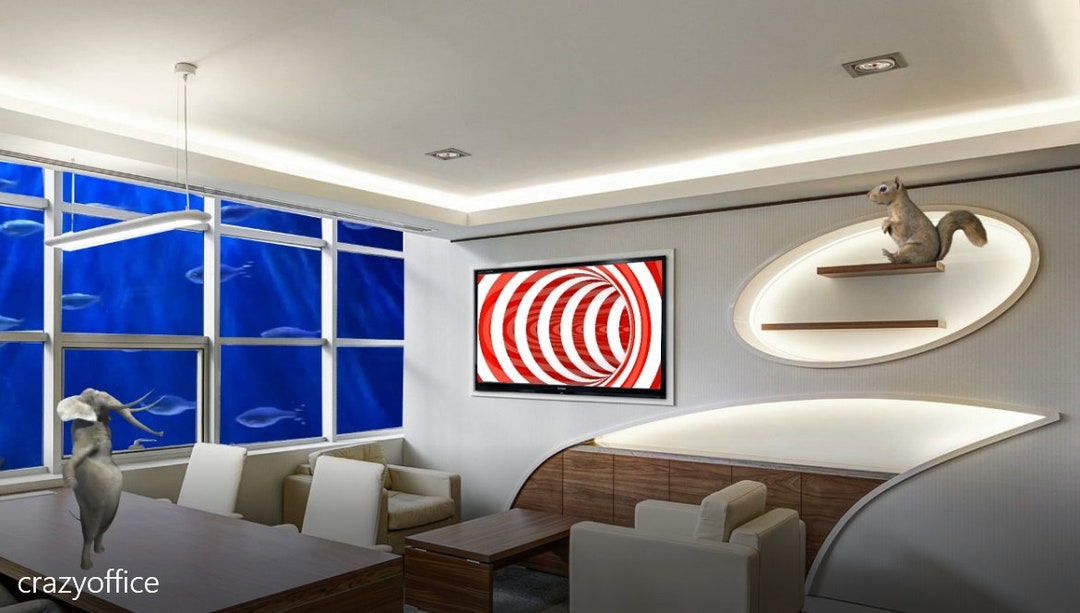 ANIMATED Zoom Virtual Backgrounds Backdrop Office Etsy