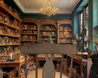 Workshop geanimeerde achtergrond Santa's Dollhouse voor Zoom of OBS