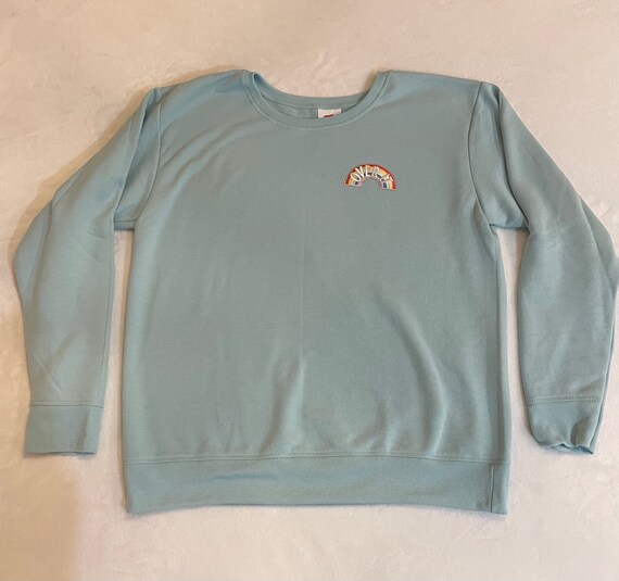 Over it rainbow sweatshirt sale
