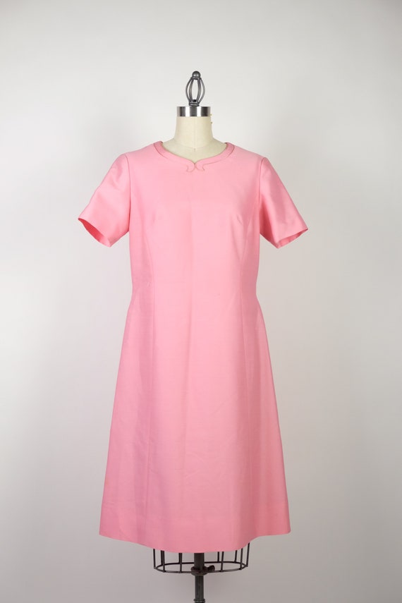 1960s Bubblegum Pink "Pan-Am" Dress - image 2