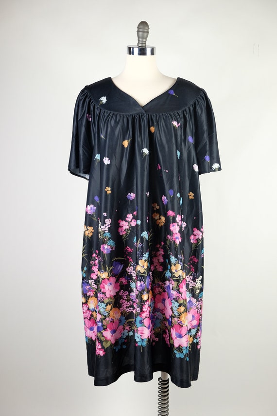 1980s National Colorful Floral Housedress - image 2
