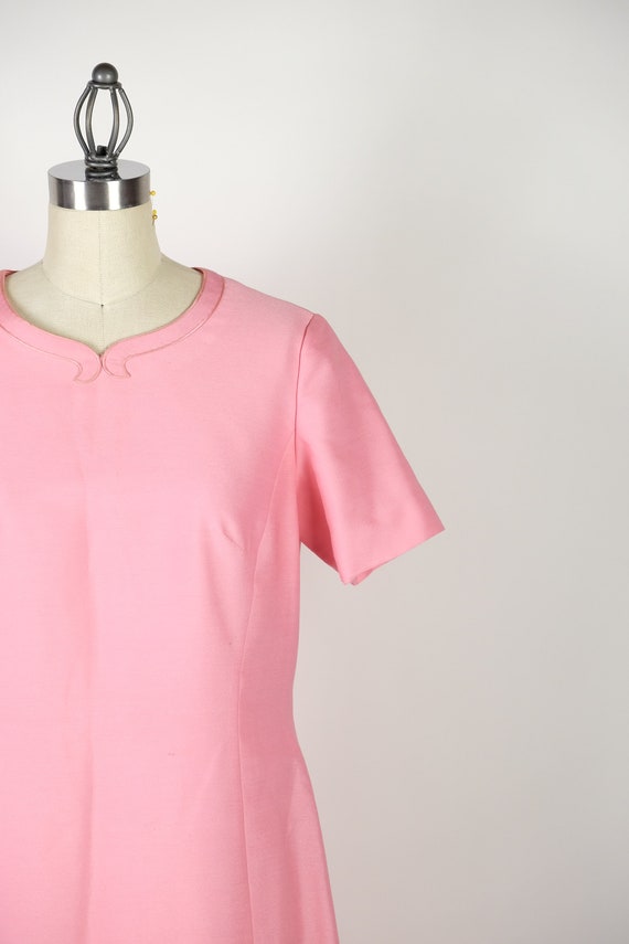 1960s Bubblegum Pink "Pan-Am" Dress - image 3