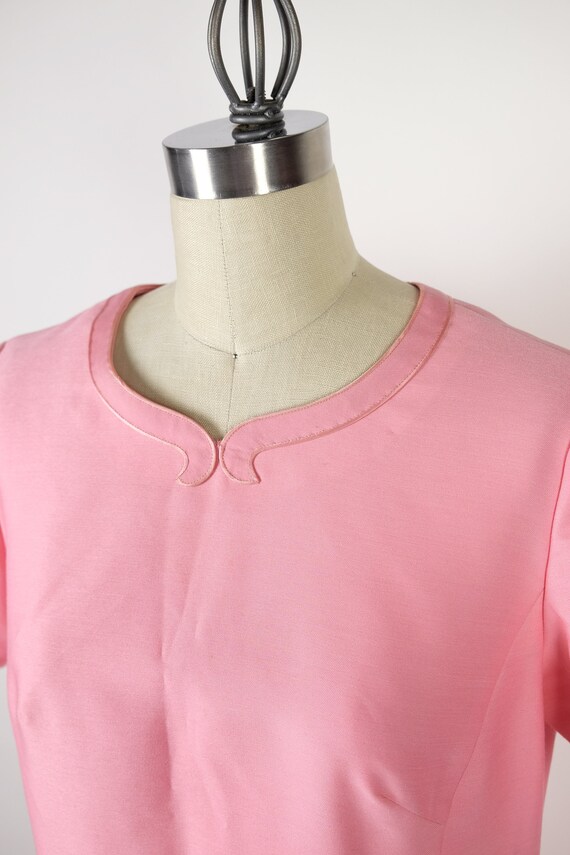 1960s Bubblegum Pink "Pan-Am" Dress - image 4