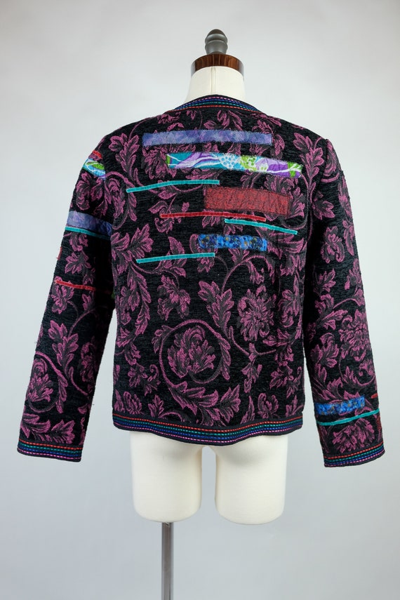 1980s Choices Quilted Patchwork Jacket - image 8