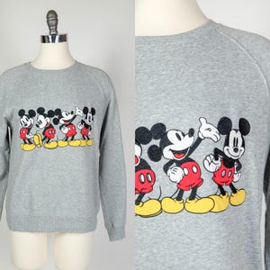1990s Mickey Mouse Embroidered Sweatshirt