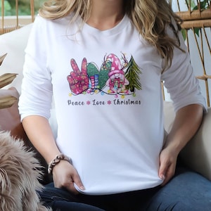 Christmas Sweatshirt, Christmas Coffee Sweatshirt, Merry and Bright Sweatshirt, Winter Sweater, Christmas Gnome, Christmas Jumper