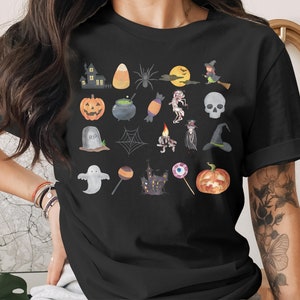 Halloween Collage, Scary Halloween Shirt, Halloween Party, Ghost Shirt, Fall Shirt